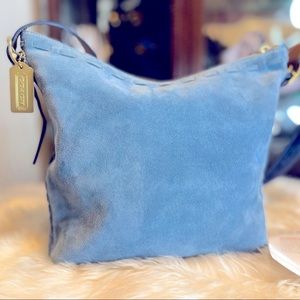 COACH- Suede crossbody/shoulder bag